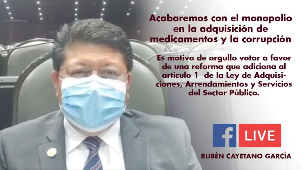 Acabaremos con el  monopolio en la adquisición de medicamentos