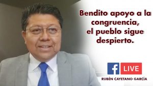 Bendito apoyo a la congruencia, el pueblo sigue despierto.